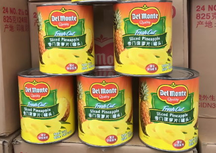 海南零关税进口菠萝罐头通关